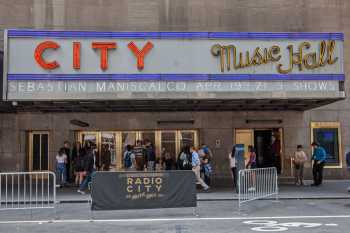 Radio City Music Hall, New York: North Side at street level