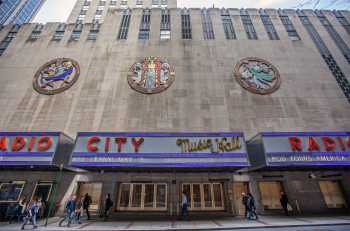 Radio City Music Hall, New York: 49th St Art Deco Roundels