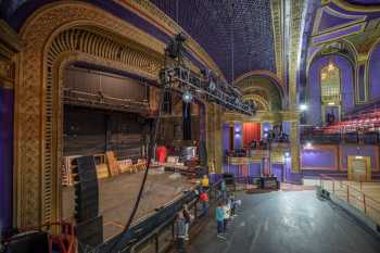 Riviera Theatre, Chicago: Auditorium from Balcony Left
