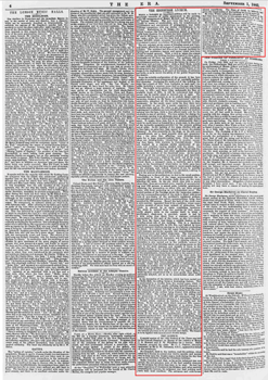 Description of the theatre as built from “The Era” of 1st September 1883, scanned online by the British Newspaper Archive (1.8MB PDF)