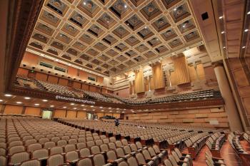 Royce Hall, UCLA: Auditorium from right, beside stage