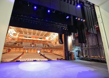 Royce Hall, UCLA: Stage and Auditorium from Loading Door