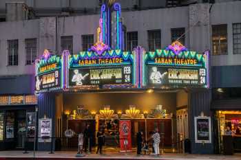 Saban Theatre, Beverly Hills: Marquee in early 2022