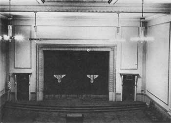 Cobb Auditorium Stage 1925-1965; courtesy Scottish Rite Cathedral Association of Pasadena, Inc. (JPG)