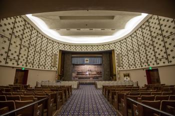 The remodeled auditorium