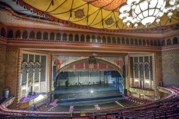 Shrine Auditorium, University Park: Stage from Balcony Left cross-aisle