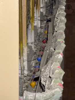 Shrine Auditorium, Los Angeles: Greater Metropolitan Area: Auditorium Cove Lighting Closeup