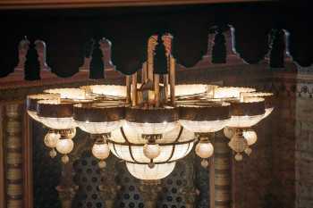 Shrine Auditorium, Los Angeles: Greater Metropolitan Area: Chandelier Closeup