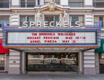 The restored marquee and theatre entrance