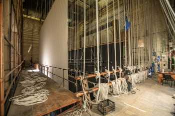 Spreckels Theatre, San Diego: Fly Floor and Paint Bridge from Upstage Right