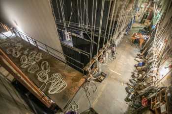 Spreckels Theatre, San Diego: Fly Floor from Ladder to Grid
