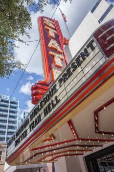 Stateside at the Paramount, Austin: Marquee and Readerboard