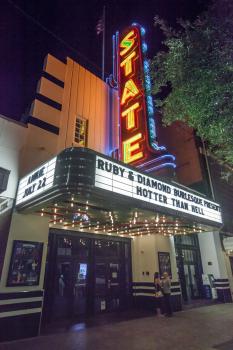 Stateside at the Paramount, Austin: Marquee at night