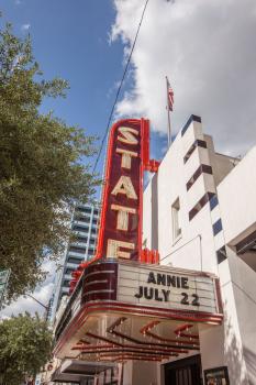 Stateside at the Paramount, Austin: Marquee from right