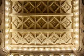 The 1898 ceiling, the only part of the auditorium to survive the 1917 renovation