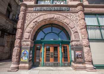 Entrance to the Fine Arts Building as designed in 1898