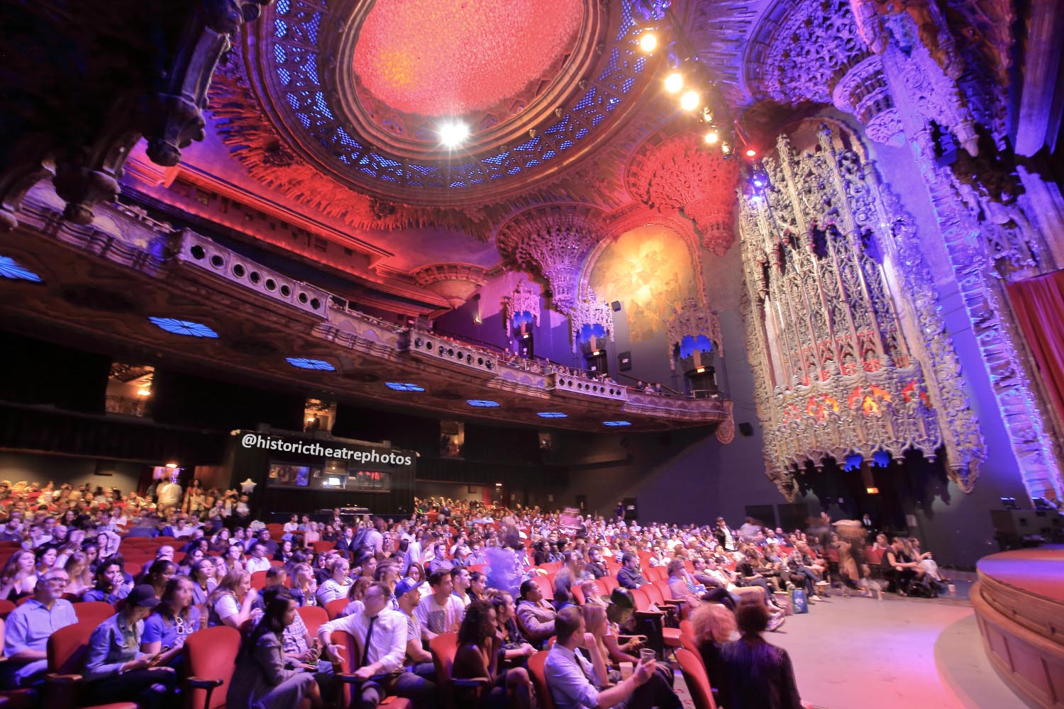 The Theatre at Ace Hotel, Los Angeles: Election Night 2016 audience