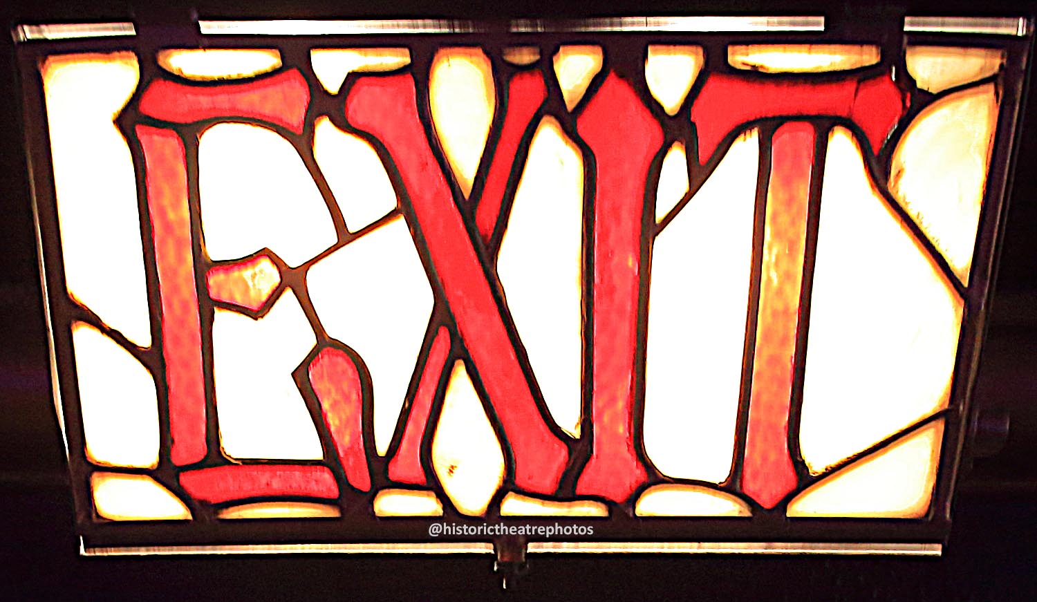 The Theatre at Ace Hotel, Los Angeles: Exit Sign in Lobby
