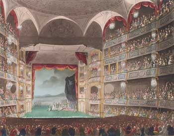 The third Theatre Royal, Drury Lane was fitted with an iron safety curtain for its opening in 1794
