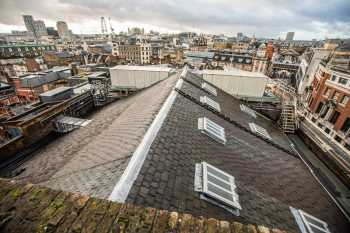 Theatre Royal, Drury Lane: Auditorium Roof from Stagehouse Roof