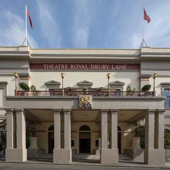 Theatre Royal, Drury Lane, London, United Kingdom: London: Catherine St façade, September 2023