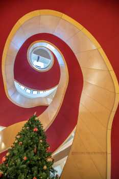 Theatre Royal, Glasgow: Stairs at Christmas