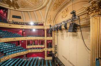 Theatre Royal, Glasgow: Auditorium from Upper Circle Box at House Right