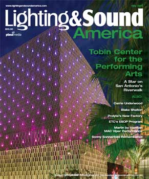 May 2016 feature on the Tobin Center by <i>Lighting & Sound America</i>; 9 pages (4.2MB PDF)