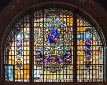 Tower Theatre, Los Angeles: Stained Glass Window Closeup