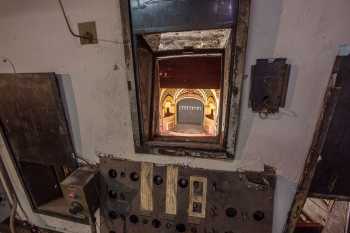 Tower Theatre, Los Angeles: Projection Booth Port to Auditorium