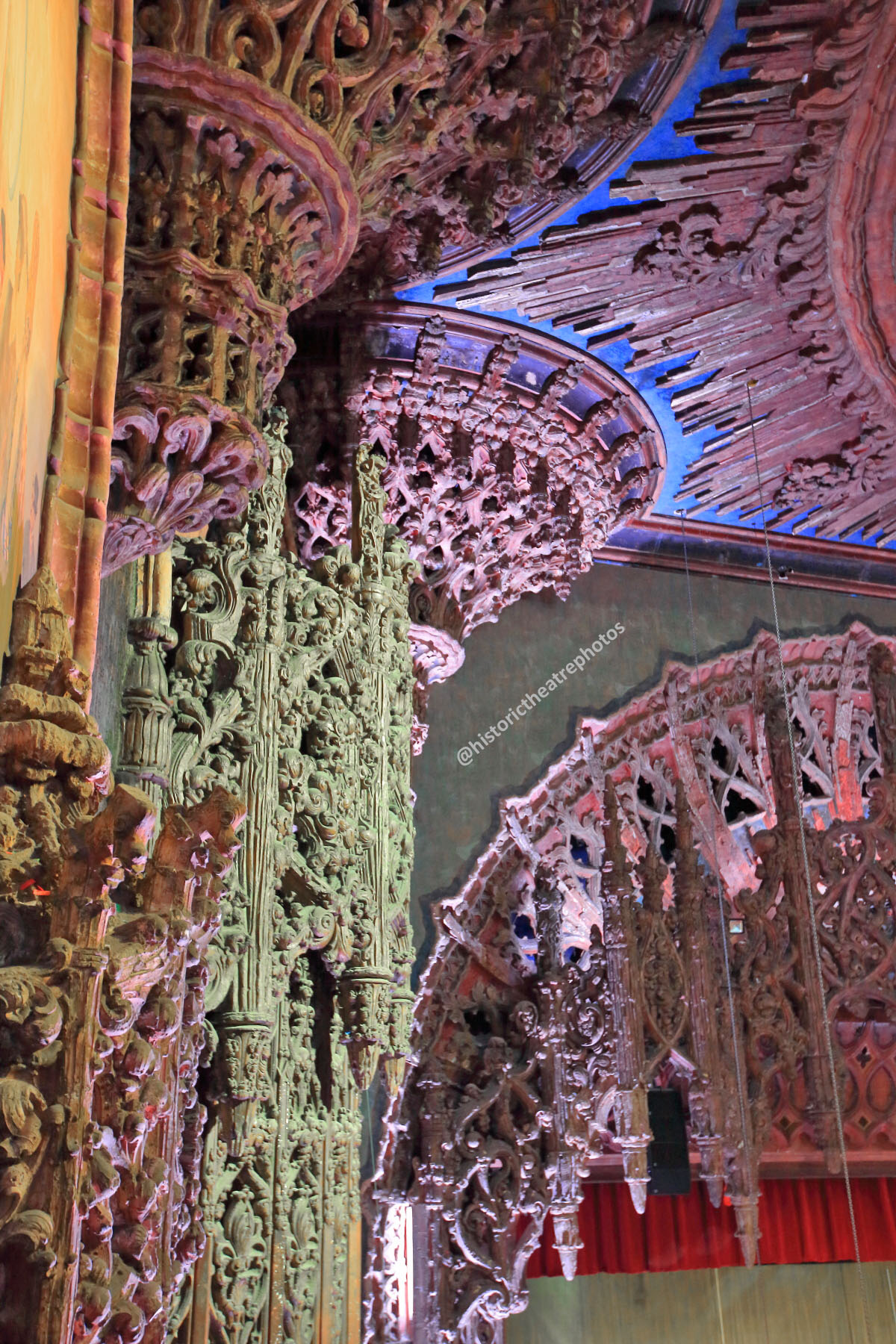 The United Theater on Broadway, Los Angeles: Organ Grille detail