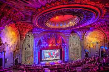 The United Theater on Broadway, Los Angeles: Election Night 2016 from Balcony left