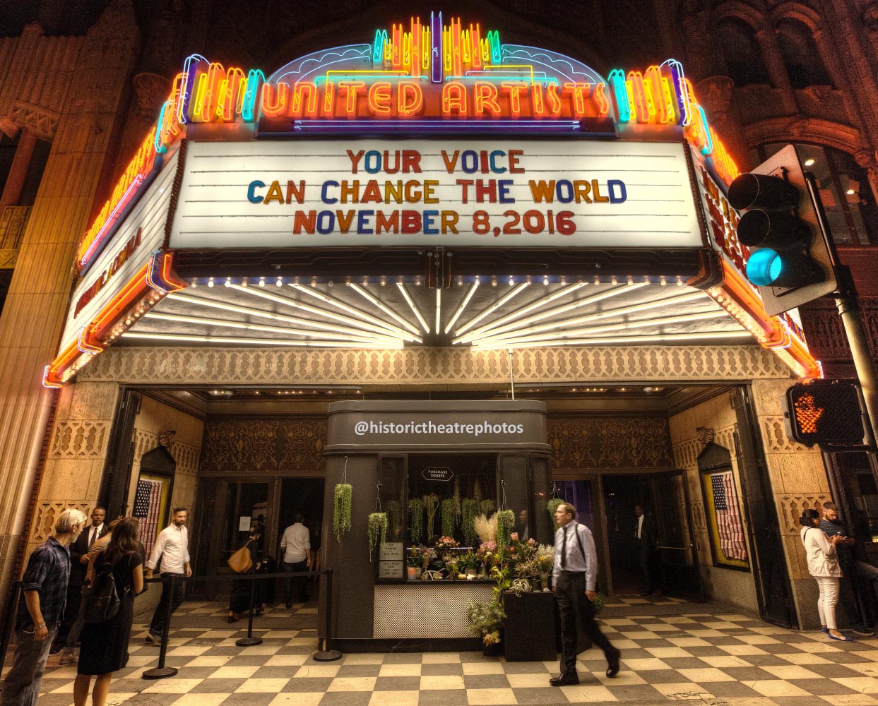 The United Theater on Broadway, Los Angeles: Election Night 2016