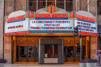 The United Theater on Broadway, Los Angeles: <i>Last Remaining Seats</i> 2019 Marquee
