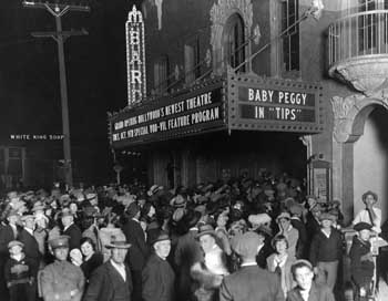 Opening Night, 9th October 1923. Courtesy Los Angeles Public Library (JPG)