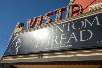 Vista Theatre, Los Feliz, Los Angeles: Greater Metropolitan Area: Marquee from street