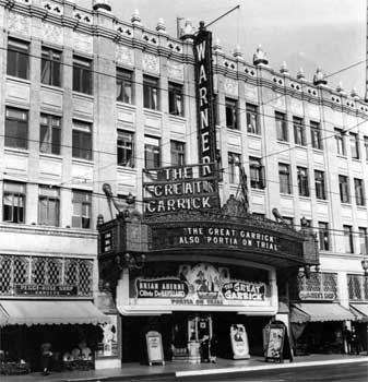Marquee in 1937, courtest Los Angeles Public Library (JPG)