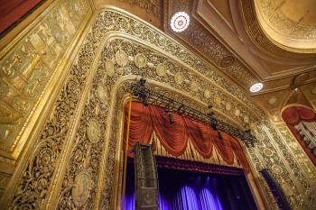 Warner Theatre, Washington DC: Proscenium Top from House Left Box