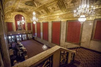 Warner Theatre, Washington DC: Lobby from Mezzanine
