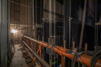 Wilshire Ebell Theatre, Los Angeles: Fly Floor from Downstage