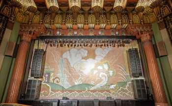 The Wiltern, Koreatown: Historic Fire Curtain From Orchestra
